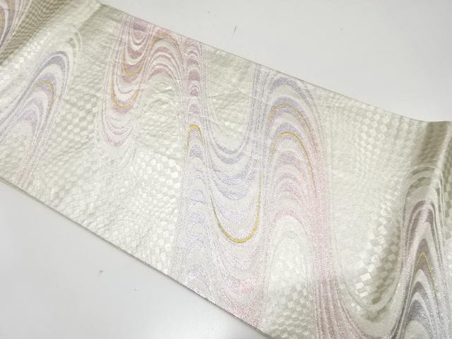 JAPANESE FUKURO OBI / WOVEN STREAM